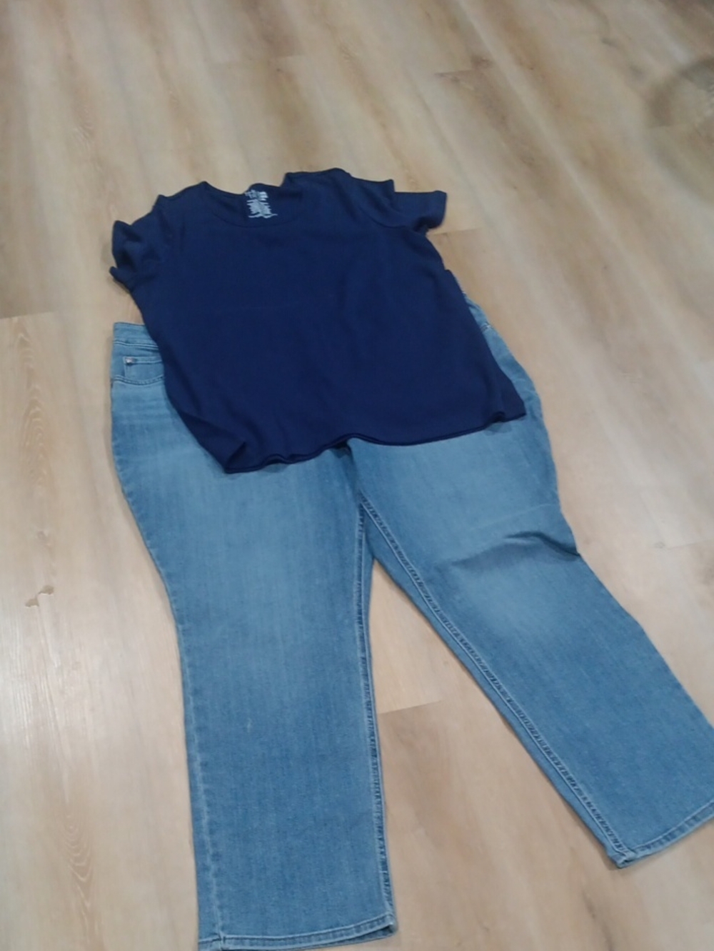 Lee Jeans 24wp Navy Short-Sleeve Tee XXL